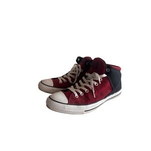 Converse Chuck Taylor All Star High Street Mid‎ Burgundy Black Mens 10 155054C